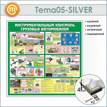 Стенд «Инструментальный контроль грузовых автомобилей» (TM-05-SILVER)