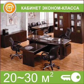 Кабинет эконом-класса (20-30 кв.м)