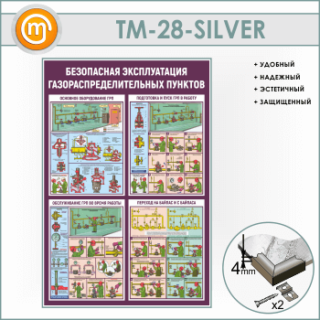Стенд «Безопасная эксплуатация газораспределительных пунктов» (TM-28-SILVER)